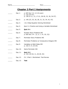 Ch. 3 Notes