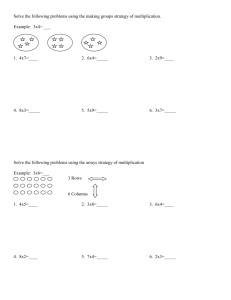 Solve the following problems using the making groups strategy of