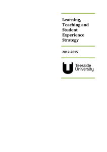 Learning, Teaching and Student Experience Strategy