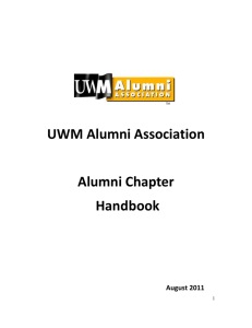 Alumni Chapter - University of Wisconsin–Milwaukee