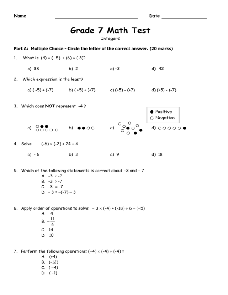matching-questions-algebraic-expression-grade-7-pdf-6th-grade