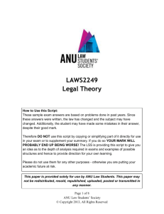 - ANU Law Students` Society