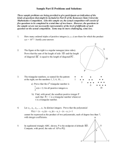 sample part ii questions and solutions