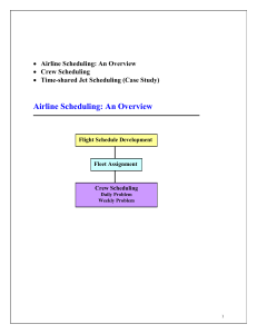 Airline Scheduling