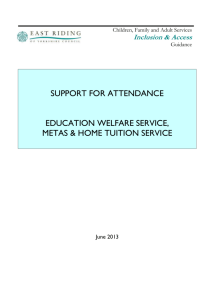 education welfare service contact details