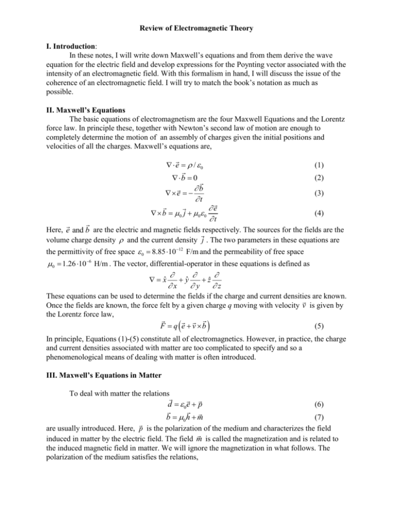 review-of-electromagnetic-theory