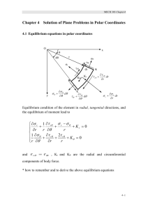 Chapter 4 Solution of Plane Problems in Polar Coordinates