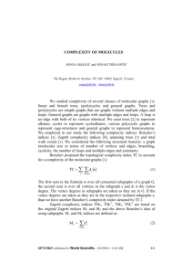 Introducing Complete Graphs in Molecular Connectivity Studies