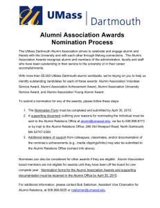 Alumni Association Volunteer Service Award