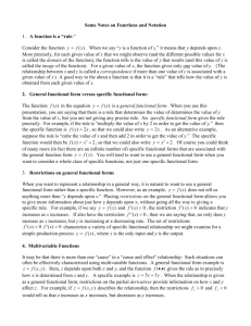 Handout: Some notes on functions and notation