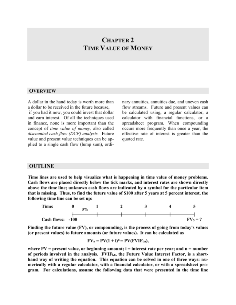 time value of money case study with solution