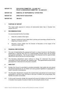 report to: education committee – 24 june 2013