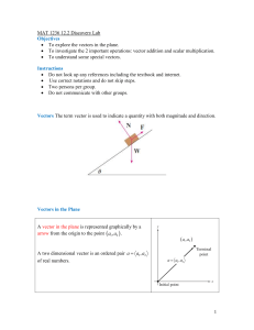 vector	formula