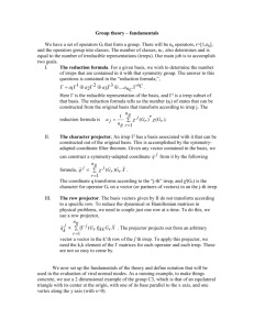 Group theory notes for icosahedron