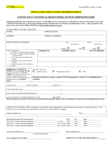 VT-42 Tuition Reimbursement Form