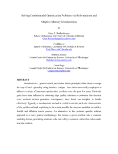 Solving Combinatorial Optimization Problems via Reformulation and