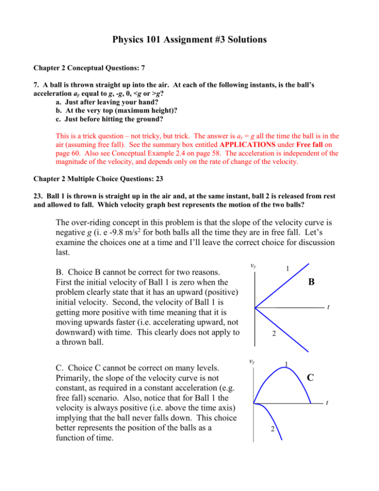 physics 101 assignment 2 solution 2023
