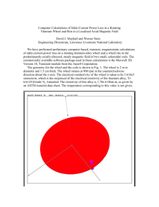 Computer Calculations of Eddy-Current Power Loss in a Rotating