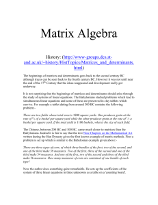 2 Matrix Algebra