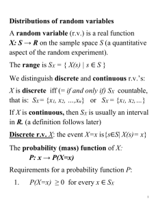 L2: Lecture notes: Distributions