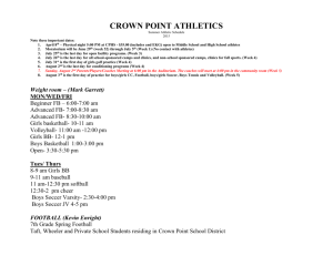 crown point athletics - Crown Point Community School Corporation