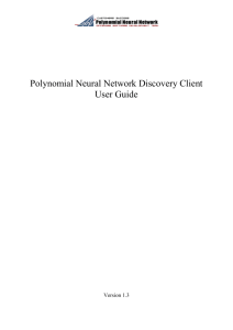 Polynomial Neural Network Discovery Client