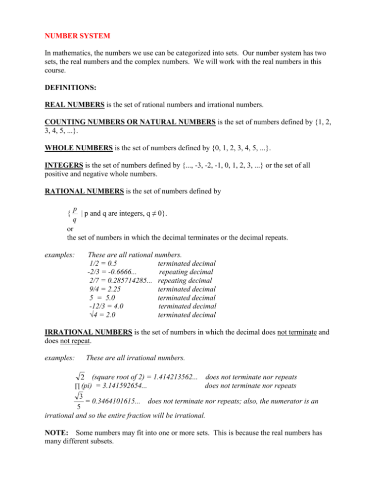 assignment 1 number system