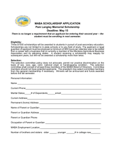 scholarship application - Montana Agricultural Business Association