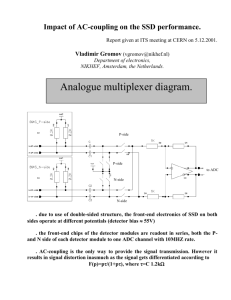 Study of the AC coupling