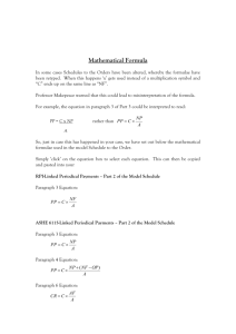 Mathematical formulae in