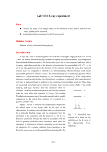 X-ray experiment