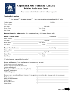 Tuition Assistance Form