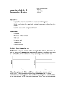 Laboratory Activity 1: Position Graphs