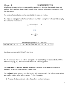 Chapter1 DISTRIBUTIONS