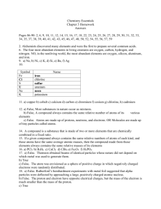 Chemistry Essentials