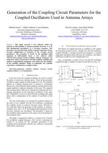 III. symbolic generation of the coupling circuit parameters