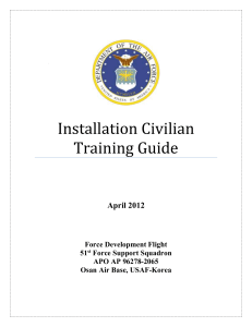 Civilian Installation Training Guide