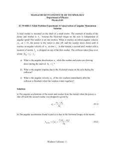 IC-W11D1-2 Group Problem: Experiment Angular Momentum