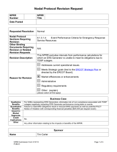 NPRR Submission Form 010714 ERS Performance