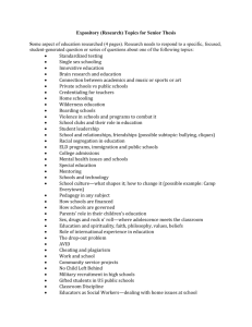 Expository topics and compare contrast questions