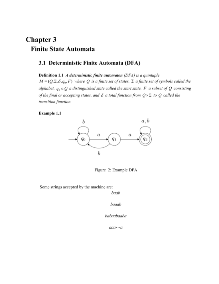 finite state automata that accepts any string