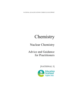 Nuclear Chemistry