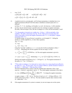 Solutions for HW #10