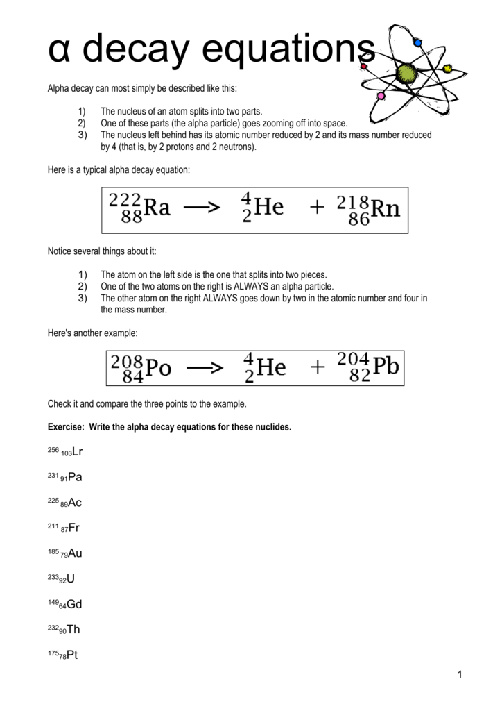 Uranium Decay Equation - Tessshebaylo