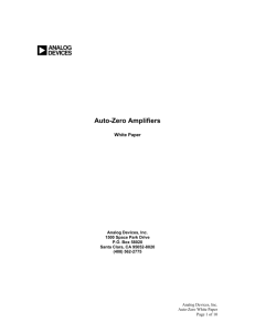 White Paper-Auto-Zero Amplifiers
