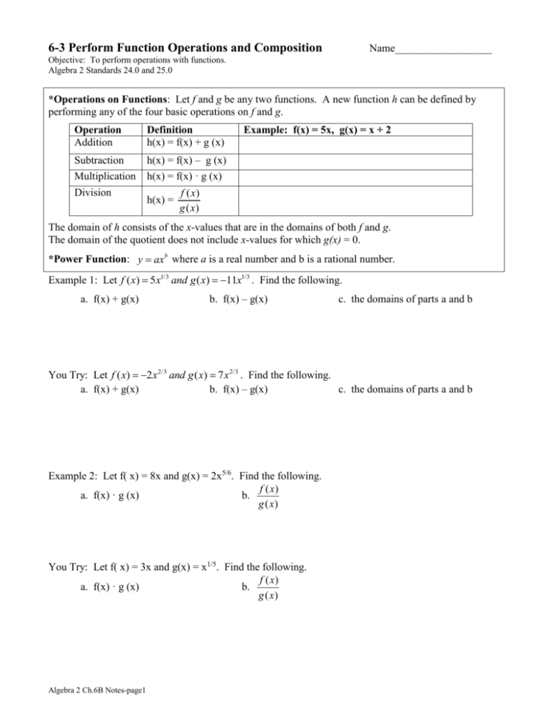 6 1 Evaluate Nth Roots And Use Rational Exponents