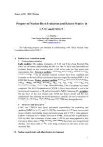 CNDC - IAEA Nuclear Data Services