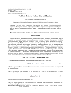 Tanh-Coth Method for Nonlinear Differential Equations
