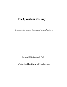 The Quantum Century