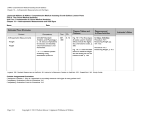 Lesson Plans - Wolters Kluwer Health